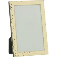 J-Line Cadre photo bord martele 13x18 metal or medium