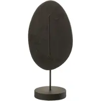 J-Line Head Flat on Foot Poly Black Large