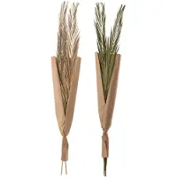 J-Line Feuilles khajur 2 pieces vert assortment de 2