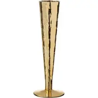 Jline Flute a champagne irregulier verre or