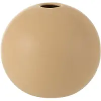 J-Line Vase boule ceramique beige medium