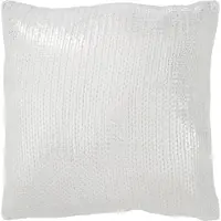 J-Line Coussin metallic poly argent