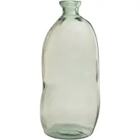 J-Line Vase olivia verre vert d'eau