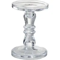 Hortus Chandelier/bougeoir leti verre transparent small