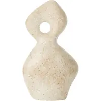 Jline Figurine abstraite olina ceramique creme large