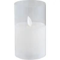 Jline Lampe led brillante verre transparent small