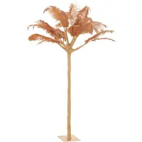 J-Line Arbre plumes acier or/ocre small