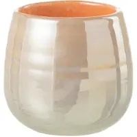 J-Line Vase juliette verre orange/rose small