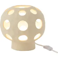 J-Line Lampe de table Globe Pierre Beige