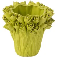 J-Line Vase ambrosia ceramique vert small