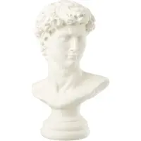 J-Line Buste david resine blanc large