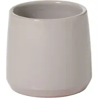 J-Line Cachepot rond ceramique gris extra small