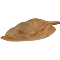 J-Line Plat feuille tek naturel small