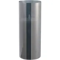 Jline Lampe led brillante verre gris large