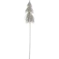 Jline Branche de sapin paillettes plastique argent
