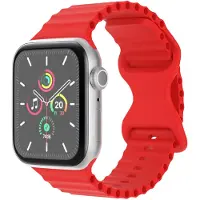 IMoshion Bracelet Athletic en silicone Apple Watch | 44/45/46/49 mm - Rouge