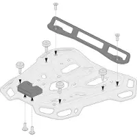 SW-Motech Noir. Pour Shad 2. - Noir. Pour Shad 2.