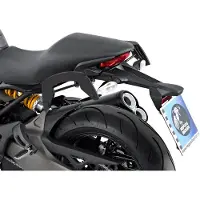 Hepco & becker C-bow Ducati Monster 821 2014-2017 Saddlebags Fitting Argenté