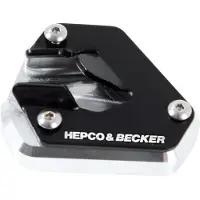 Hepco&Becker Triumph Tiger 800 Xc/xcx/xca 15-19 42117535 00 91 Side Stand Extension Argenté