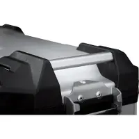 SW-Motech Trax ADV Side Case 37 37 L, GAUCHE, ARGENTÉE