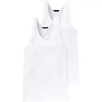 Schiesser Maillot de corps ' 2-Pack Authentic ' blanc