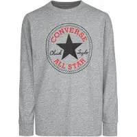 Converse T-Shirt gris / rouge / noir