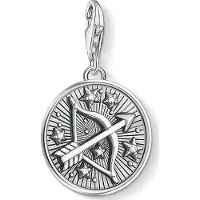 Thomas Sabo Pendentif breloque Pendentif Sagittaire Sagittaire Signe Étoile, (Argent 925, Argent 925, Argent massif de 925)