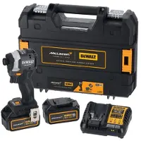 DeWalt Visseuse À Chocs Ultra Compacte XR 18V 5Ah Brushless DCF85MP2T-QW Édition Limitée McLaren Livrée Avec 2 Batteries 5Ah Li-Ion, 1 Chargeur en Coffret TSTAK