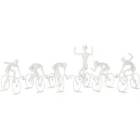 J-Line Cyclistes poly blanc large assortiment de 6