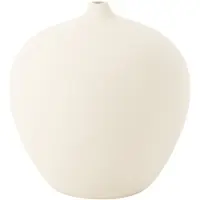 Jline Vase bouteille cassia argile blanc