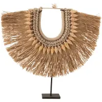J-Line Collier+pied dora coquillages/zostere beige small