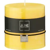 J-Line Bougie cylindrique jaune 64h