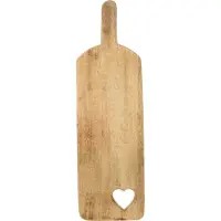 Jline Planche a decouper rectangle coeur manguier small