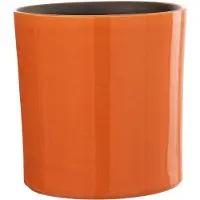 J-Line Pot de fleurs flexible ceramique orange medium