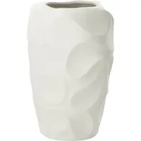 J-Line Vase mirena argile blanc large