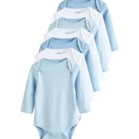Next Barboteuse / body bleu / blanc