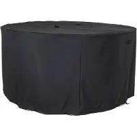 Ebuy24 Luksus enrobage meubles de patio noir.