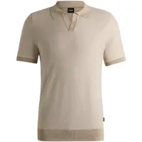 HUGO BOSS Pull en coton mélangé à col Johnny