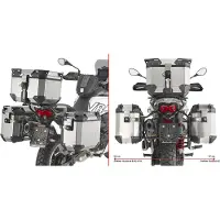 Givi Montage Des Valises Latérales Moto Guzzi V85 Tt One-fit Monokey Cam-side Plo8209cam