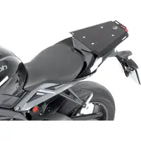 Hepco&Becker Sportrack Daytona 675/r/street Triple Rx 2013-2018 Top Case Rear Fitting Argenté