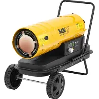 MSW Canon à air chaud diesel avec roues - 20 kW - 18 l -DH-POWER20000