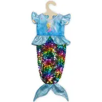 Heless Robe de poupée Mermaid avec paillettes, 28-35 cm