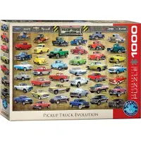 Eurographics Puzzle Évolution des pick-ups 1000 pièces