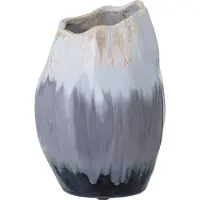 Bloomingville Jace Deco Vaas | Bleu | Céramique | 82051767