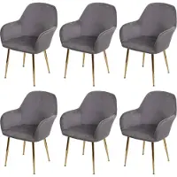 MCW Chaise de salle à manger -F18 (lot de 6)