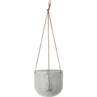 Bloomingville Ileana Pot De Fleurs | Suspendu | Gris | Grès | 82048983
