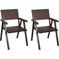 Mendler Chaise de jardin -J95 (lot de 2)