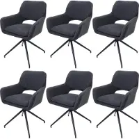 MCW Chaise de salle à manger -N74 (lot de 6)