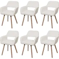 Mendler Chaise de salle à manger -A50 II (lot de 6)
