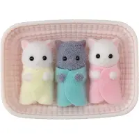 Sylvanian Families 3 figurines Les triplés Chat Persan